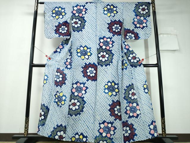 平和屋着物&there4;夏物 浴衣 有松鳴海絞り 舞花文 綿 逸品 CAAW1084ng｜平和屋 7,802円