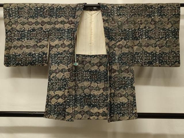 平和屋着物＃羽織　ろうけつ染め　花菱文　正絹　逸品　CABG8133in｜平和屋 9,880円