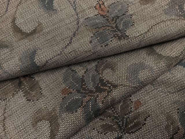 平和屋着物●本場大島紬 カタス9マルキ 更紗唐草文 正絹 逸品 AABJ0154ph|平和屋