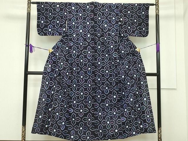 楽天市場】平和屋本店□極上 夏物 浴衣 有松鳴海絞り 朝顔 綿 逸品  