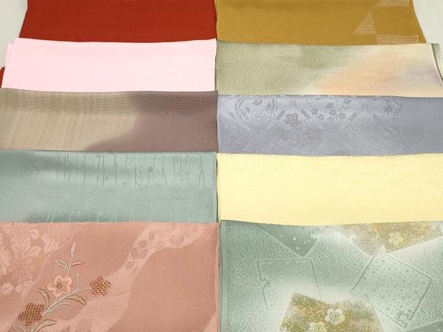 平和屋本店□和装小物 帯揚げ10枚 逸品 未使用 DZAA10966kh5