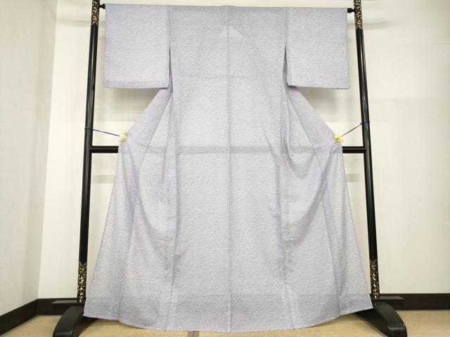 長閑やかさ屋御召しもの＊夏物 小紋 絽 芝 洗える御召しもの AABH2106ck