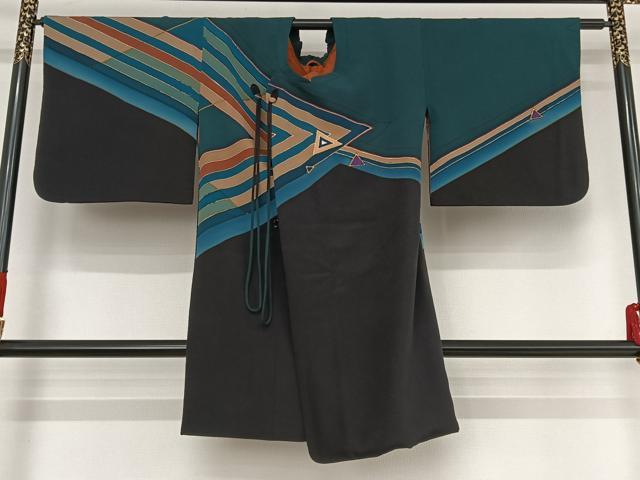 楽天市場】平和屋着物＃コート作家 三本賢 道行コート 蔦の葉花文 暈し