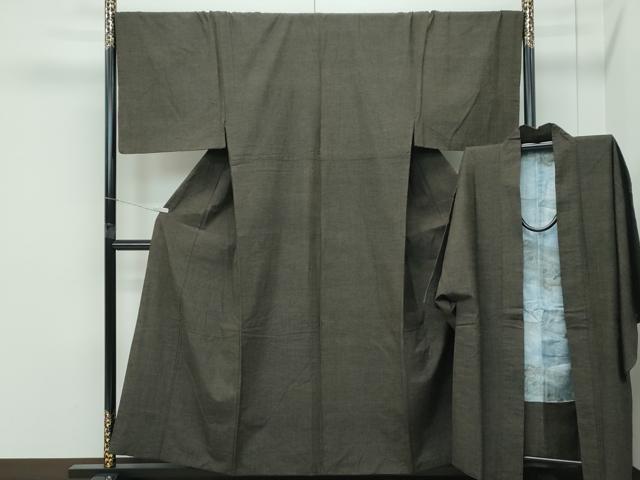 長閑やかさ屋御召しもの●御前上等 成人男性 紬 合奏団 霞文 珠玉 CZAA5606s6