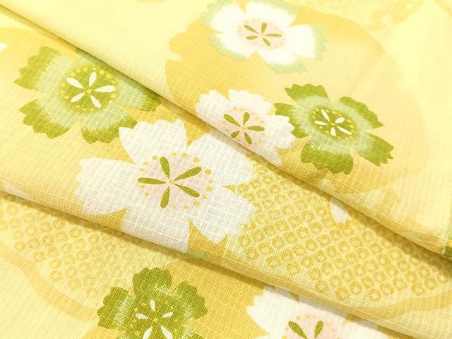 長閑やかさ屋御召しもの∴夏物 浴衣 綿紅梅 雪輪 撫子 さんび謹製 綿 珠玉 未当てはめる CABG7655vp