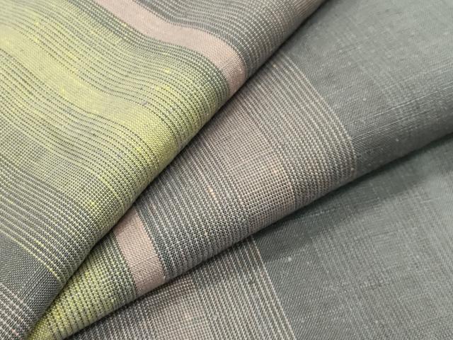 平和屋着物●上質な紬　縞　正絹　逸品　CABB0120gh｜平和屋 18,460円