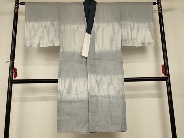 長閑やかさ屋お召しもの＊夏物 成人男性 長襦袢 横段文 麻 AABI6583jd