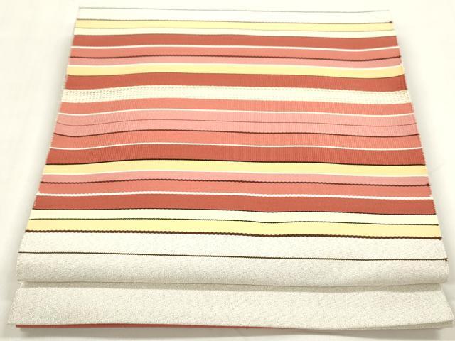 楽天市場】平和屋着物○爪掻本綴作家 伊達静 八寸名古屋帯 霞文 正絹