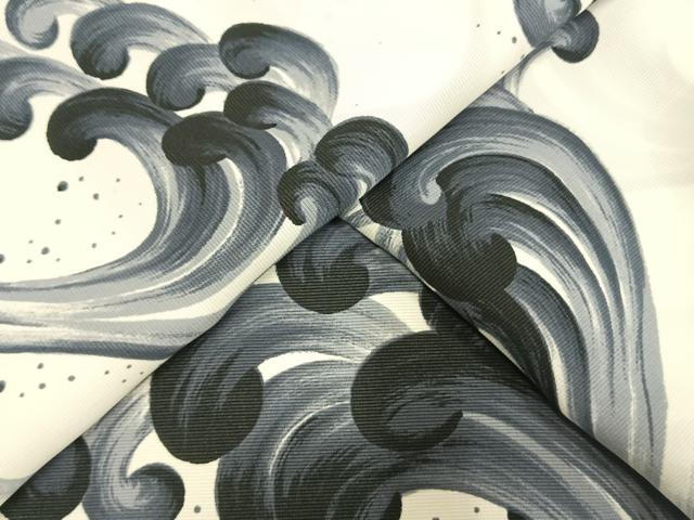 平和屋着物▽男性 小紋 単衣 絣文様 未使用 DAAV1686op