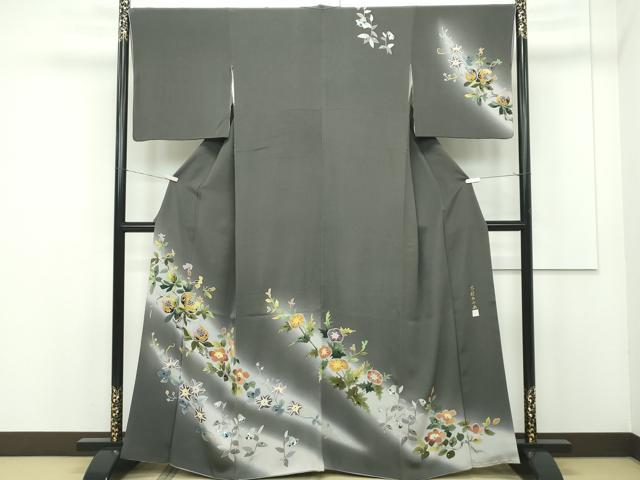 楽天市場】平和屋本店□極上 京友禅工芸作家 小宮山彌一 訪問着 花鳥文