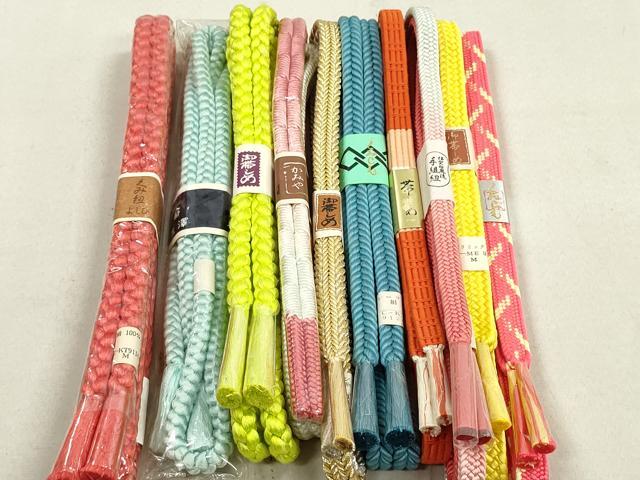 楽天市場】平和屋本店□夏物 和装小物 帯締め10本 全て未使用 手ぐみ