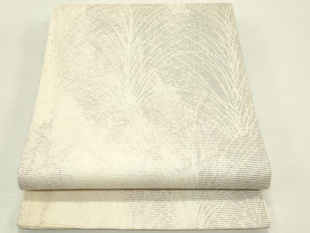長閑やかさ屋御召しもの＊夏物 六通柄袋帯 植物文 正絹 珠玉 未当てはめる CABI5235rv