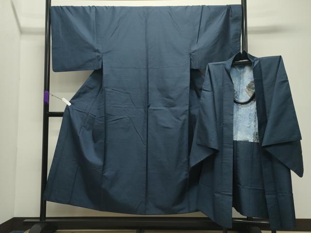 長閑やかさ屋御召しもの●成人男性 発祥地大島紬 合奏団 100亀甲 総端っこ 正絹 珠玉 CABD9021gh