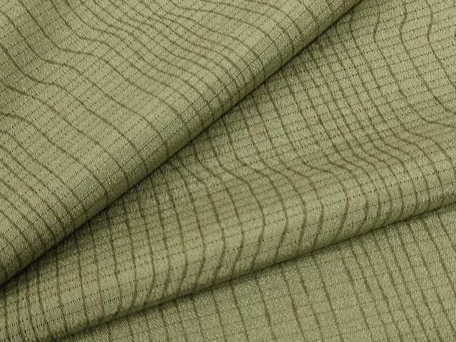 平和屋着物*夏物 小紋 絽縮緬 変わり縞 正絹 逸品 AABB6753jd|平和屋