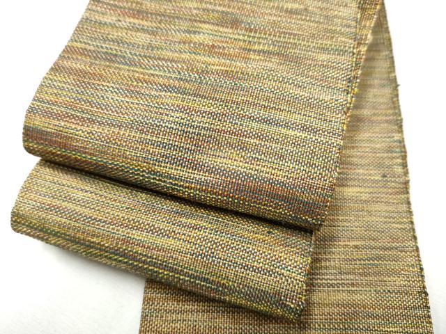 平和屋着物●男性 本場筑前博多織 角帯 霞文 正絹 逸品 CABF8440hy|平和屋