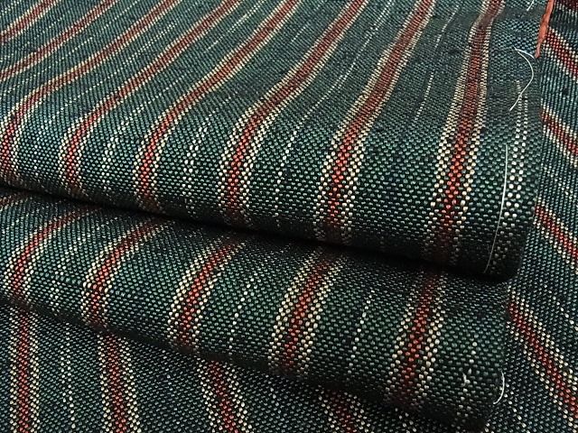 楽天市場】平和屋本店□極上 紬 ざざんざ織 伊兵衛織 単衣 間道 逸品 n