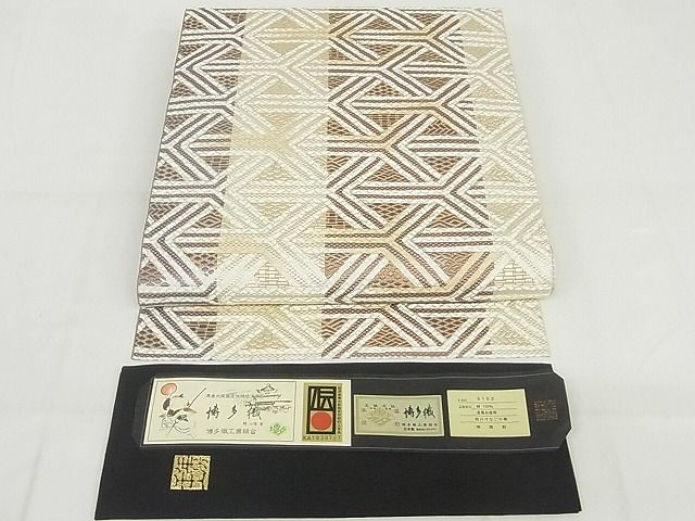 楽天市場】平和屋本店□極上 1897年創業 名門岡野 本場筑前博多織 千年  