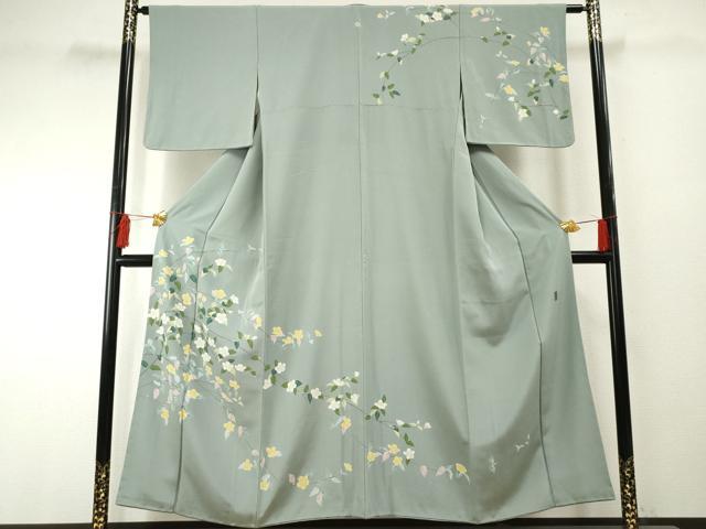 楽天市場】平和屋着物○京加賀糸目友禅作家 山崎巌 訪問着 枝花 楽天市場】平和屋着物○京加賀糸目友禅作家 山崎巌 訪問着 枝花