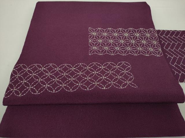 楽天市場】平和屋1□極上 長楽こぎん刺し 八寸名古屋帯 逸品3s2962