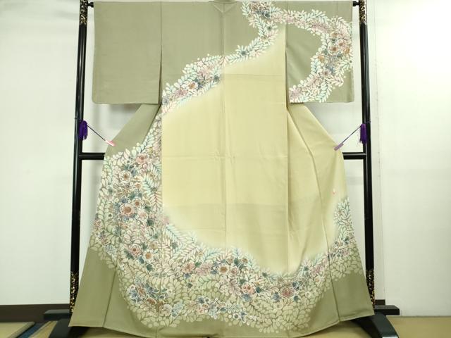 平和屋着物●極上　訪問着　作家物　辻が花　暈し染め　逸品　未使用　DZAB2586kh6｜平和屋