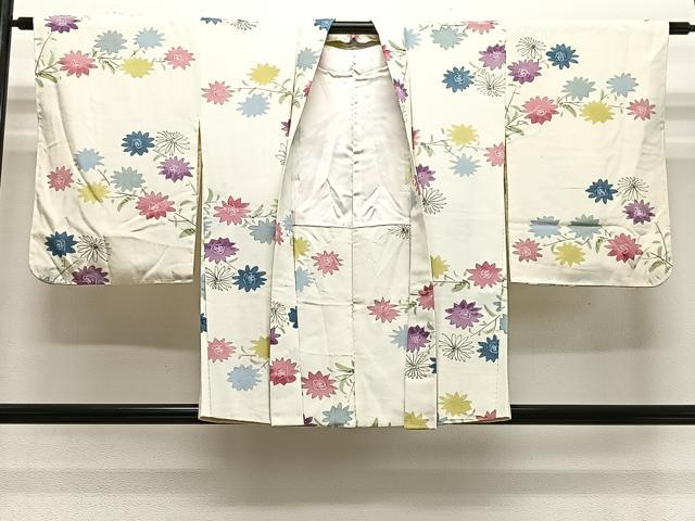 平和屋着物#羽織 手描き 草花文 正絹 逸品 未使用 CABE5042ua|平和屋