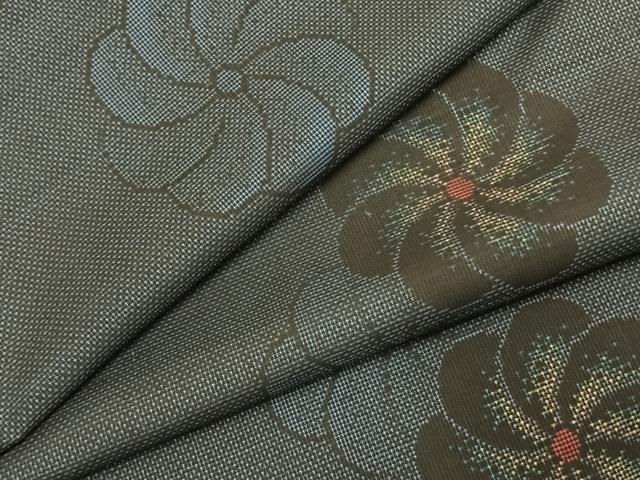 平和屋着物●本場大島紬　9マルキ　捻梅文　正絹　逸品　AABK1326fy｜平和屋 23,075円