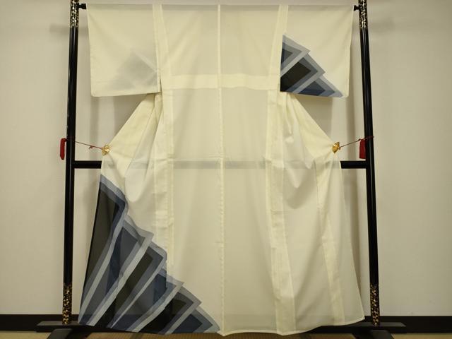 平和屋着物＊夏物 訪問着 絽 幾何学文様 洗える着物 AABB8809sx｜平和屋 17,082円