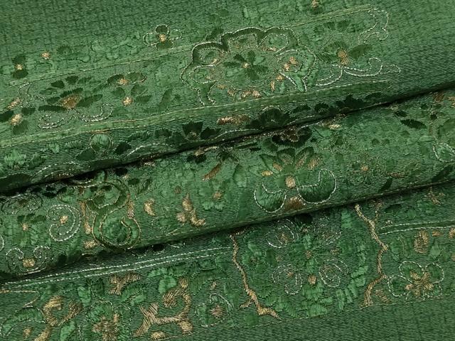 平和屋着物▽訪問着　単衣　総刺繍　花唐草文　正絹　逸品　DABF8894sf｜平和屋 35,490円