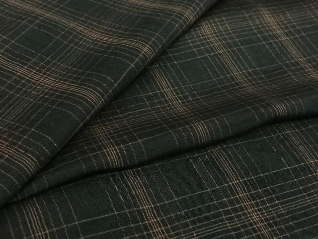 長閑やかさ屋お召しもの＊夏物 紬 透かし彫り 正絹 珠玉 AABJ6021jh