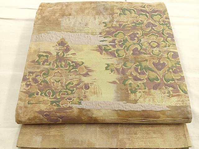 O0896 美品 逸品 セミフォーマル まいづる いわれ帯 正絹 袋帯 O0896 美品 逸品 セミフォーマル まいづる いわれ帯 正絹 袋帯 O0896