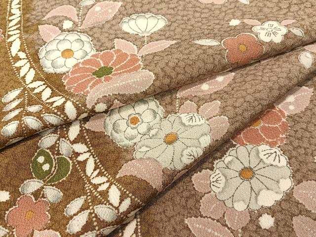 平和屋着物●上質な小紋　辻が花　阪急百貨店扱い　正絹　逸品　CABC9671vp｜平和屋