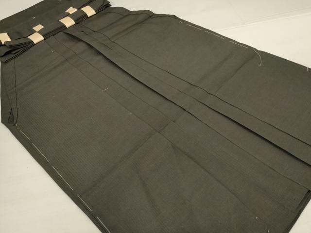 長閑やかさ屋御召しもの＊夏物 成人男性 行灯袴 縦絽 縞 正絹 珠玉 AABI9918jd