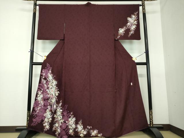 平和屋着物●越後十日町の一流染匠　桐屋・翠山工房　訪問着　絞り　辻が花　金彩　やまと金ラベル　正絹　逸品　DABG8427ps｜平和屋