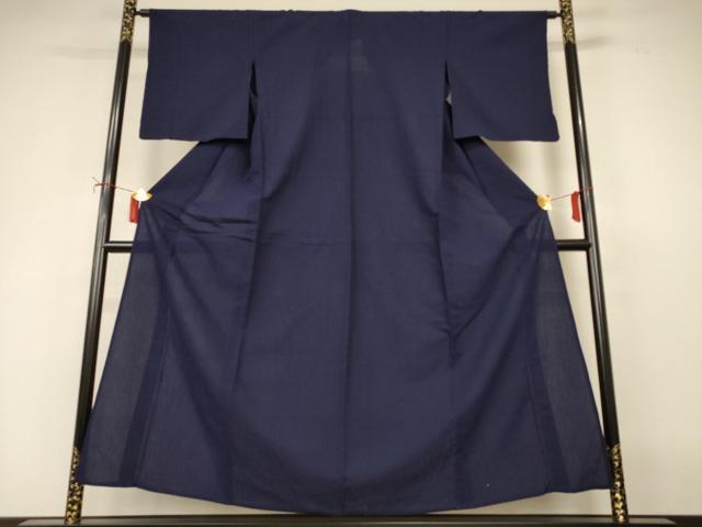 長閑やかさ屋御召しもの＊夏物 色無地 紗 黒紅色 AABI9929jd