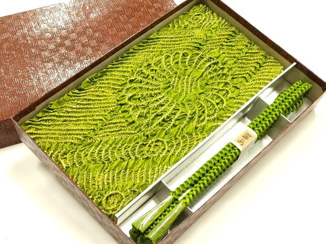 平和屋着物●和装小物　帯締め・帯揚げセット　丸組　柄絞り　菊　逸品　未使用品あり　AABJ5967ay｜平和屋