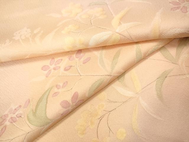 平和屋着物●上質な小紋　地紋起こし　枝花文　暈し染め　正絹　逸品　CABH9879ut｜平和屋