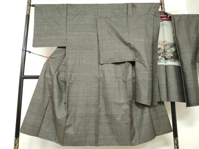 長閑やかさ屋御召しもの●成人男性 発祥地大島紬 合奏団 100亀甲 総端っこ 正絹 珠玉 DABC2526ud