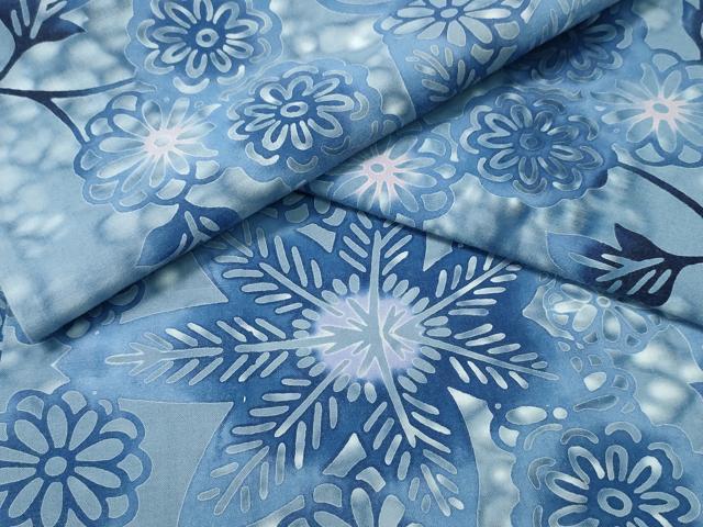 平和屋着物&there4;夏物　浴衣　注染　手縫い　花唐草文　日本製　綿　逸品　CABH1547ng｜平和屋