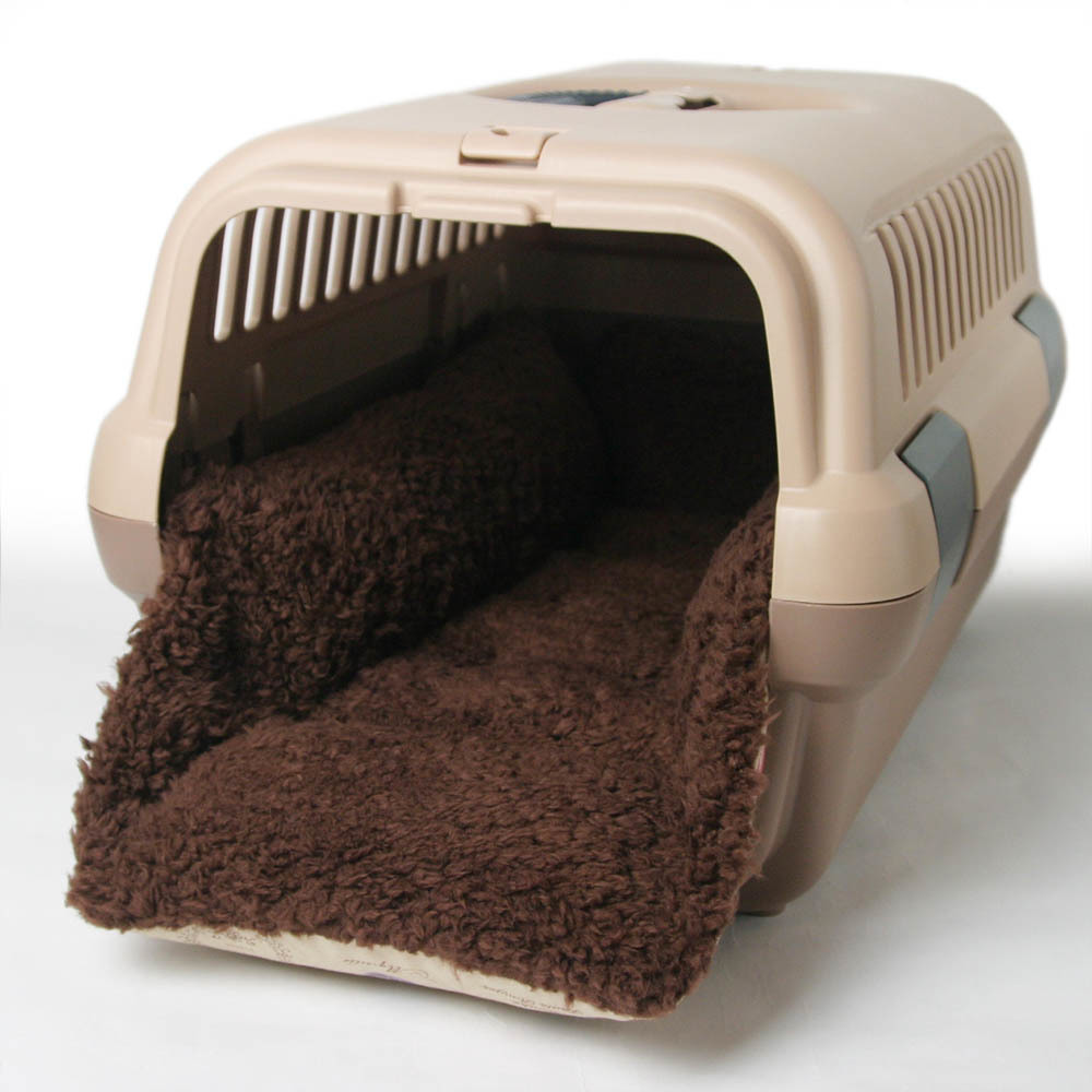 楽天市場 ペットが喜ぶ キャリー クッション ベッド マカロンベージュファー Sサイズ ヘレンズ ペットベッド 犬 猫 キャンピング ペット クレートマット クレートクッション クレートベッド Helen S ペットベッド