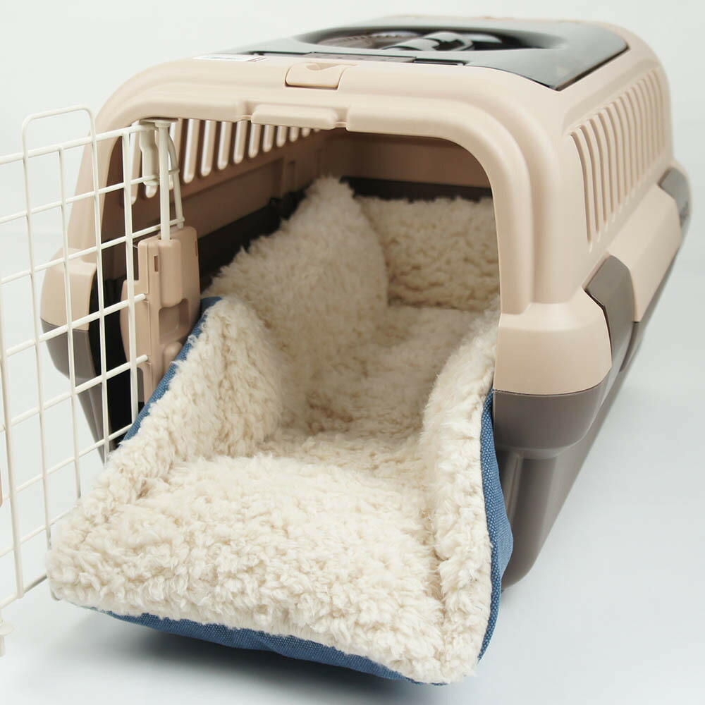 ペットが喜ぶ キャリー クッション ベッド 丈夫な ビンテージ11号 帆布生地 くすんだブルーファー Sサイズ ヘレンズ ペットベッド 犬 猫 キャンピング ペット クレートマット クレートクッション クレートベッド Fitolab Com Br