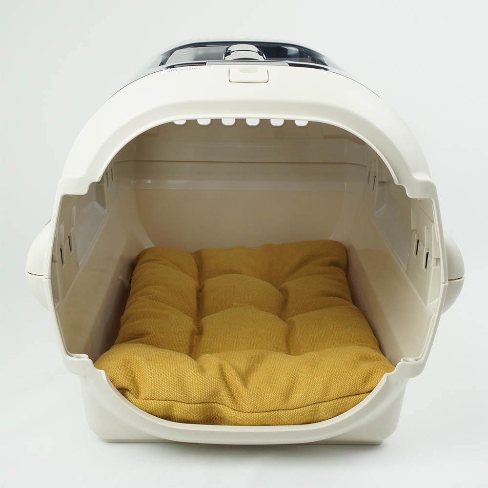 91円 格安人気 縁無し クッション ベッド 丈夫なビンテージ11号帆布生地 マスタード Sサイズ ヘレンズ ペットベッド 犬 猫 キャンピング ペット クレートマット クレートクッション クレートベッド