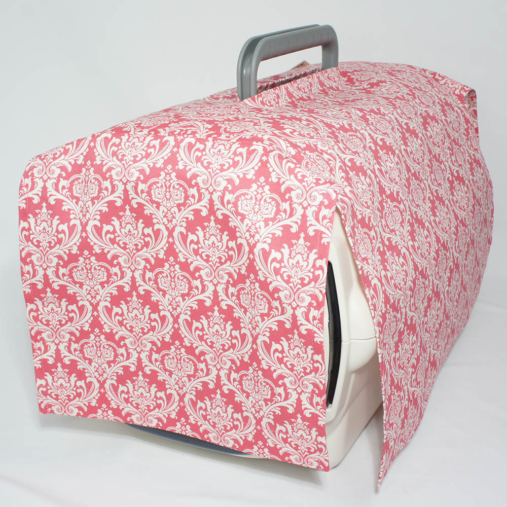 【楽天市場】ペット キャリー 目隠し イージーカバー ダマスク ピンクマルチ幅 Sサイズ / ヘレンズ ペットベッド 犬 猫 ペット