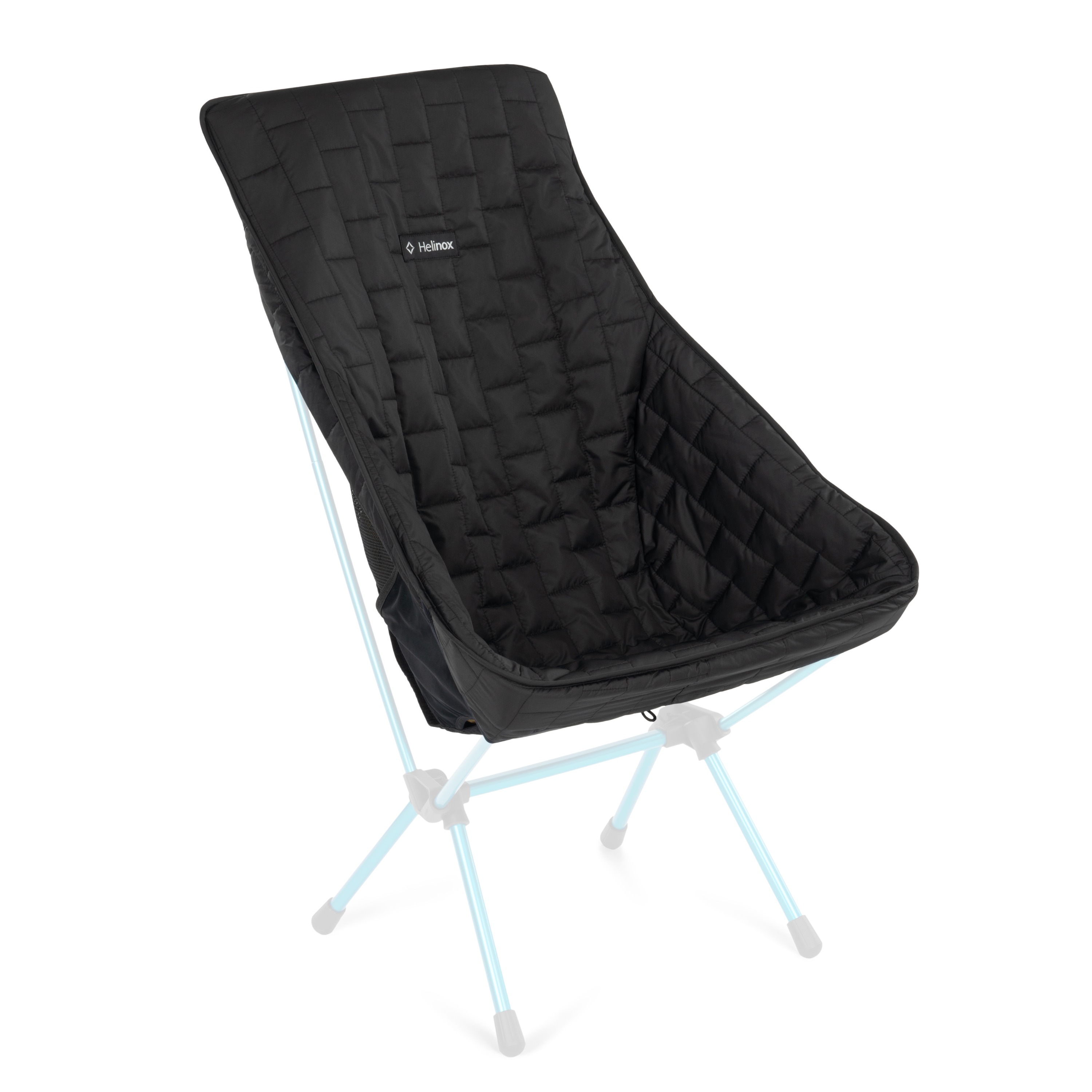 Helinox｜Seat Warmer for Chair One High-Back (re) ヘリノックス｜シートウォーマー チェアワンハイバック(re) ブラック＆コヨーテタン インサレーション チェアカバー チェアアクセサリー チェアオプション｜ヘリノックスジャパン