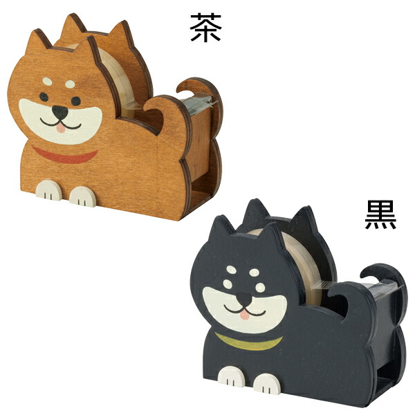 楽天市場 Decole Wankoron しっぽテープカッター 全2種 町の小さな雑貨屋さん アポン