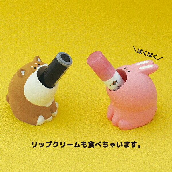 楽天市場 デコレ ハラペコ アニマル 印鑑スタンド 全4種 町の小さな雑貨屋さん アポン