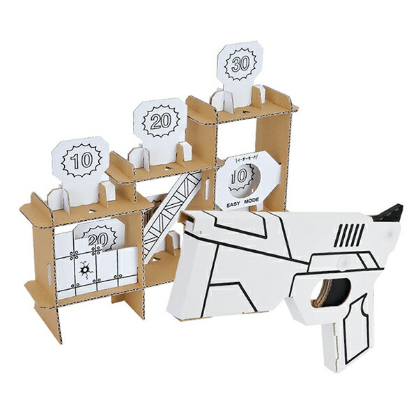 楽天市場 ネコポス対応 ハコモ Hacomo シューティングゲーム Wow 段ボール ダンボール キット 工作 手作り 作る 図工 シューティング キッズ 子ども こども 町の小さな雑貨屋さん アポン