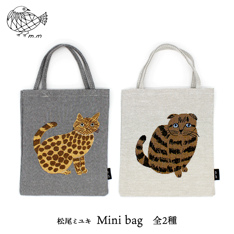 新品 松尾ミユキ Big トートバッグ ネコ 猫 Cat Tote Milo