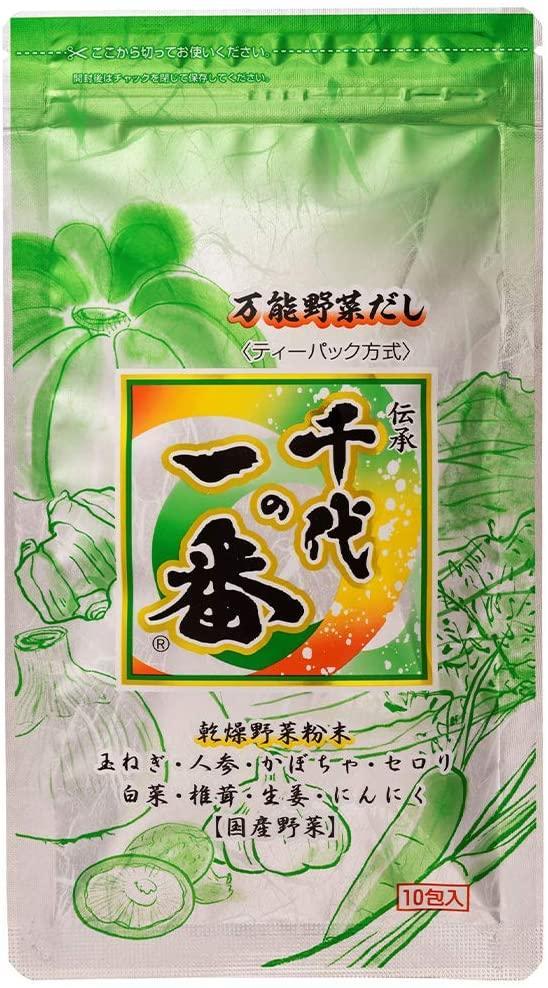 千代の一番 万能野菜だし 73g 7.3g×10包 ×3袋だしパック 国産 野菜 味つき 簡単料理スマイルスプーン ふるさと割