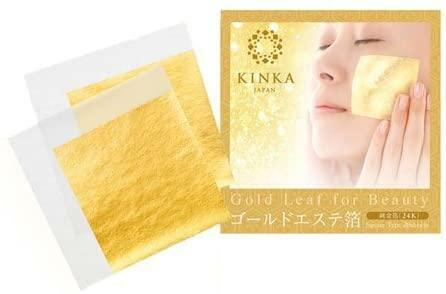 箔一 金華ゴールドエステ箔24K 1/4大きさ 15枚入り口・入口 C152-025