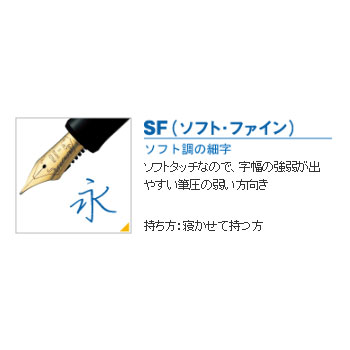 ゆったり柔らか パイロット 万年筆 カスタム74 ソフト中細字 ブラック